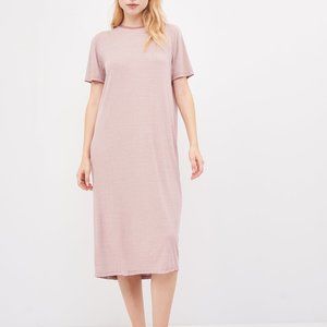 🐻🌺PULL & BEAR STRIPED MIDI DRESS🌺🐻